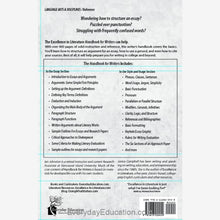Load image into Gallery viewer, Here's what's in the Excellence in Literature Handbook for Writers.