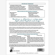 Load image into Gallery viewer, E3e- American Literature eBook Excellence in Literature - eBook