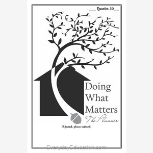 Doing What Matters Printable Planner - eBook