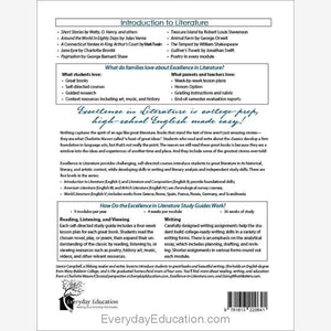 E1e- Introduction to Literature eBook Excellence in Literature - eBook