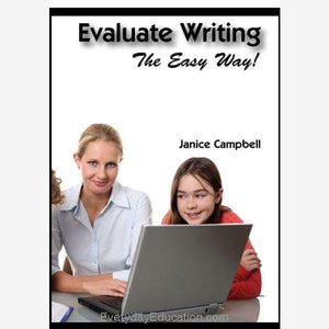 Evaluate Writing the Easy Way - Book